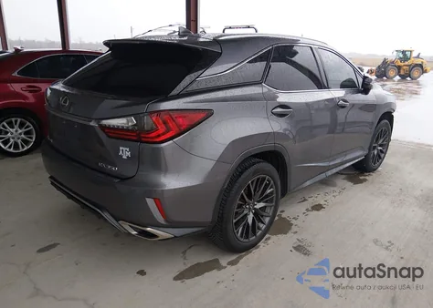 2017 Lexus Rx 350 F Sport z USA, uszkodzony, nr VIN 2T2ZZMCA9HC050496